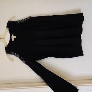Michael Kors XL Black Cold Shoulder Sweater